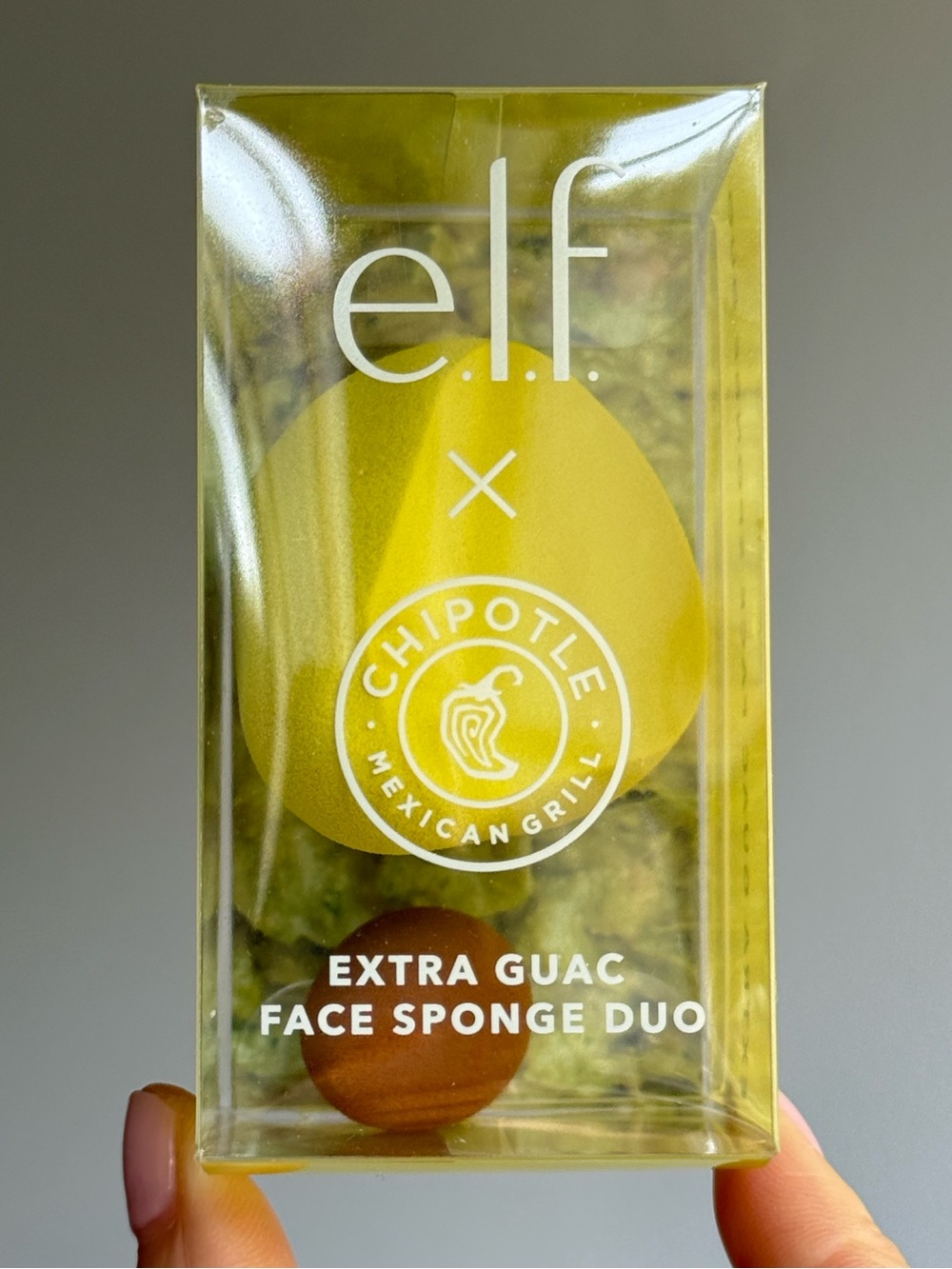 elf Cosmetics x Chipotle Extra Guac Face Sponge Duo